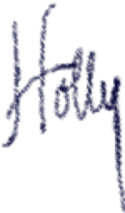 Holly's Signature