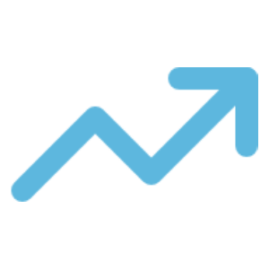 TrendUp blue icon