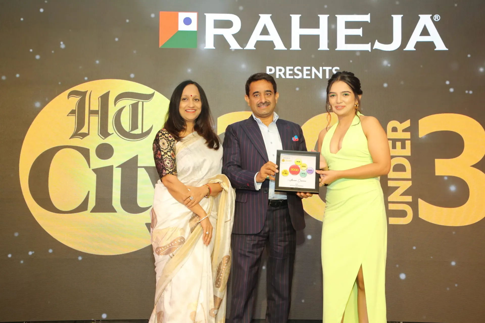 30 Under 30 Awards ceremony at Taj Palace 2022 MV 343 webp showing award recipients on stage