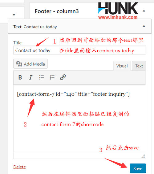 设置Enfold网站的sidebar和footer的内容 22