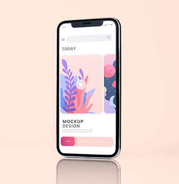 mobile app mockup