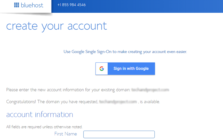 bluehost-account-creation - IsItWP - Free WordPress Theme Detector bluehost account creation