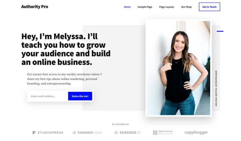 Authority Pro - IsItWP - Free WordPress Theme Detector authority pro best wordpress themes