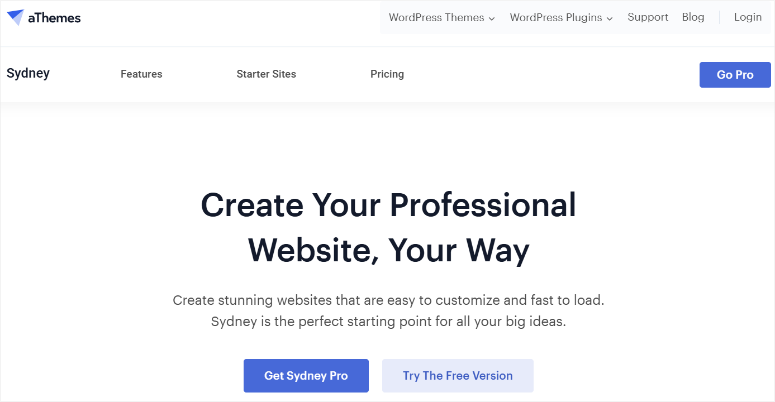 sydney-homepage - IsItWP - Free WordPress Theme Detector sydney homepage