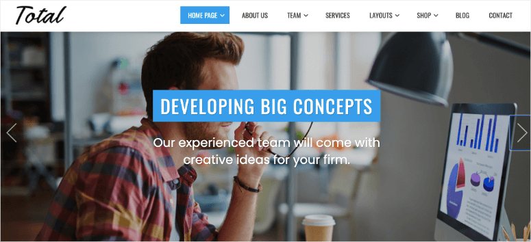 total theme - IsItWP - Free WordPress Theme Detector total theme