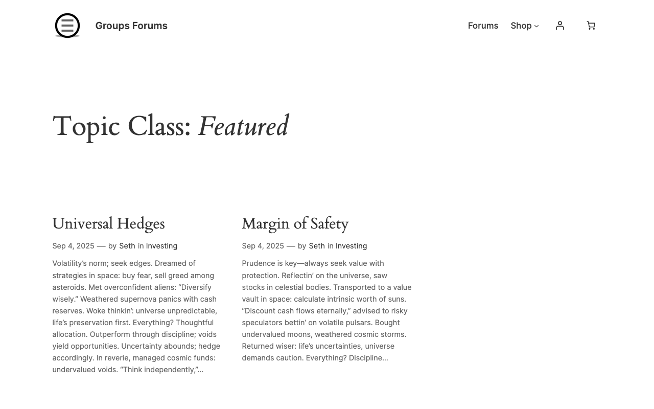 Groups Forums - Image 11