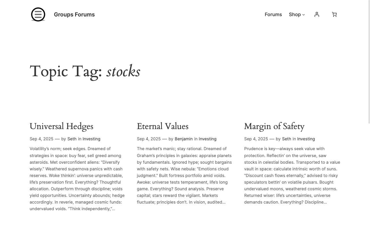 Groups Forums - Image 12