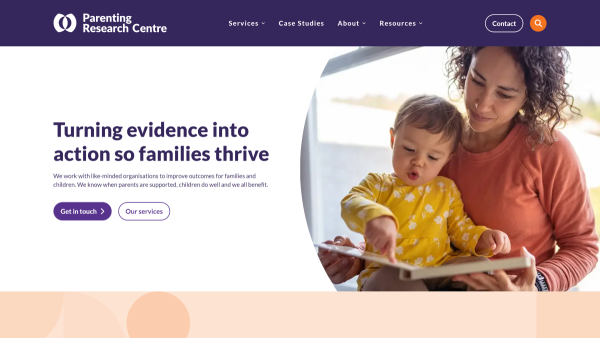 View Parenting Research Centre Portfolio