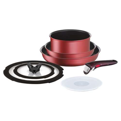 【アウトレット】ティファール(T-fal) インジニオネオIHルージュアンリミテッドセット7 L38395