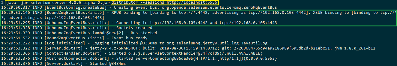 Start the Distributor