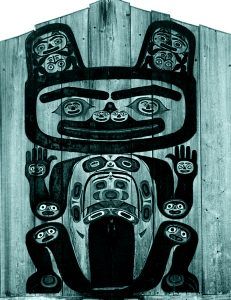 Totem carving in Alaska Totem carving in Alaska