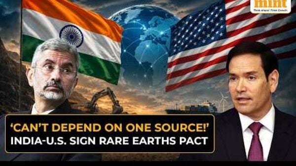 India And U.S. Sign Critical Minerals Pact As Race To Reduce China Dependence Grows India And U.S. Sign Critical Minerals Pact As Race To Reduce China Dependence Grows