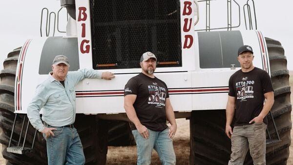 From left, Bob, Scott and Nick Welker on their farm in Shelby, Mont. (Photo: Aaron Agosto for WSJ) From left, Bob, Scott and Nick Welker on their farm in Shelby, Mont. (Photo: Aaron Agosto for WSJ)