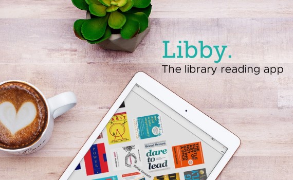 Libby by Overdrive image of ipad with libby app