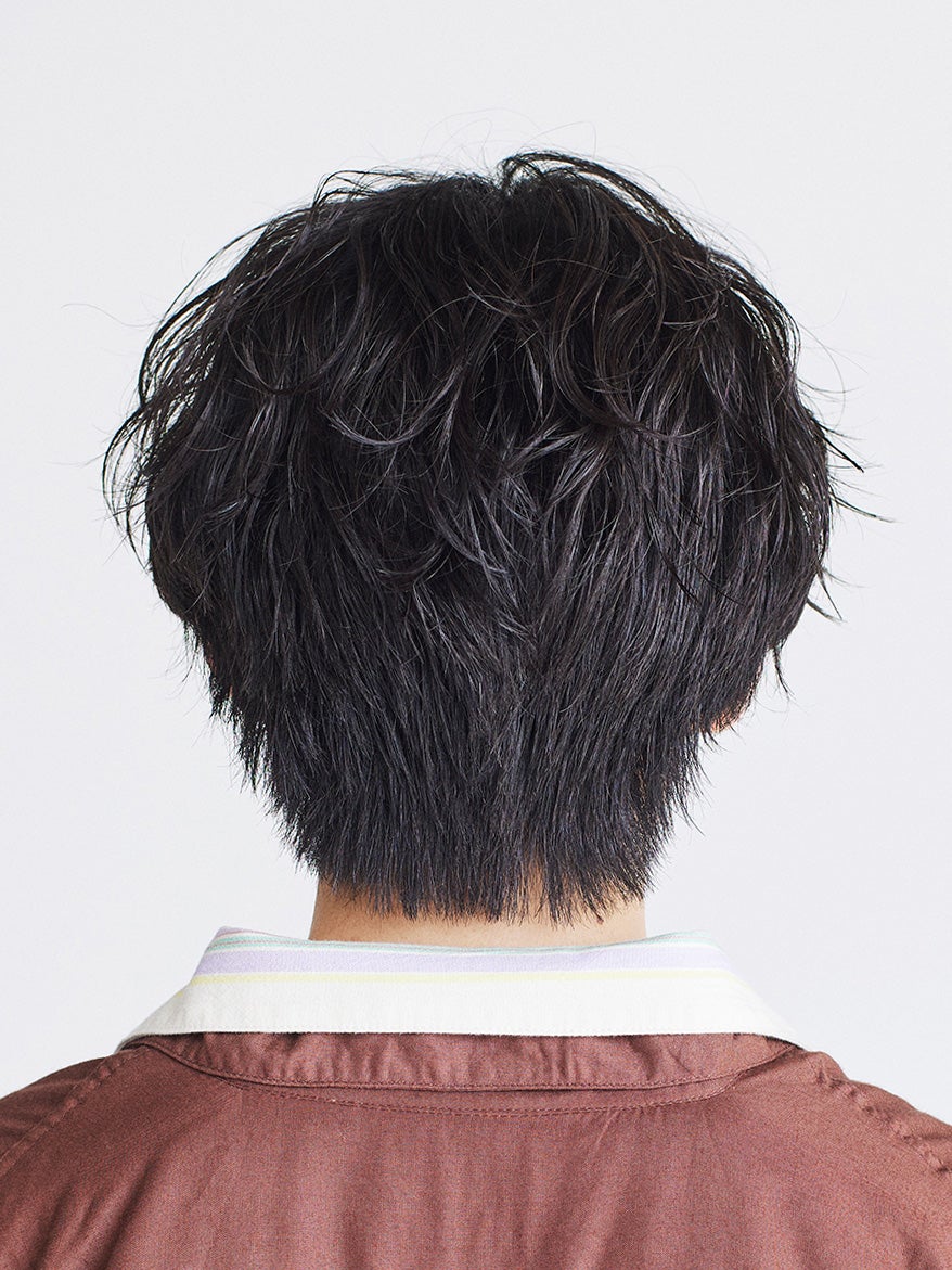 東京最旬ヘアカタログ fifth パーマ センターパート ショート バック