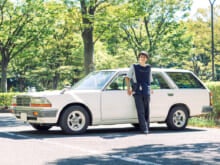 人気スタイリストの愛車は「日産 グロリア バン」。アガるクルマは仕事のギアだって上げてくれる!【俺たちの“ノリモノ”語り!/Vol.23・NISSAN GLORIA VAN 2.0 DELUXE①】