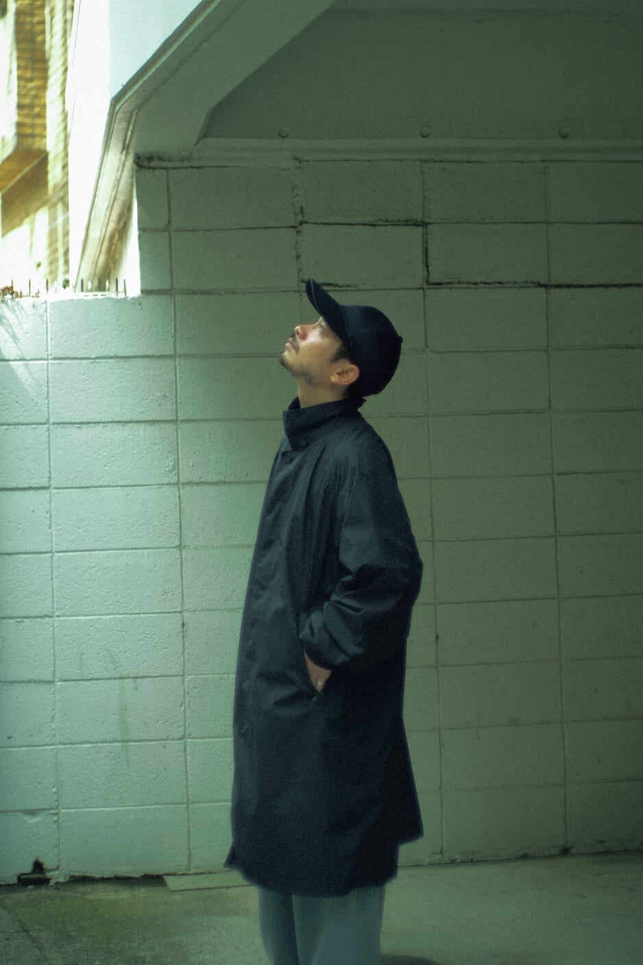 THE NORTH FACEの黒いコート