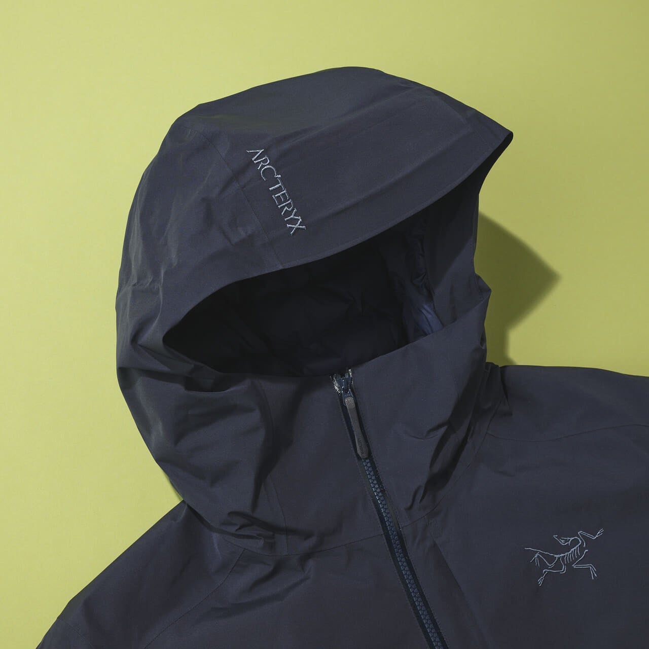 アークテリクスのソラノ ダウン フーディのフード