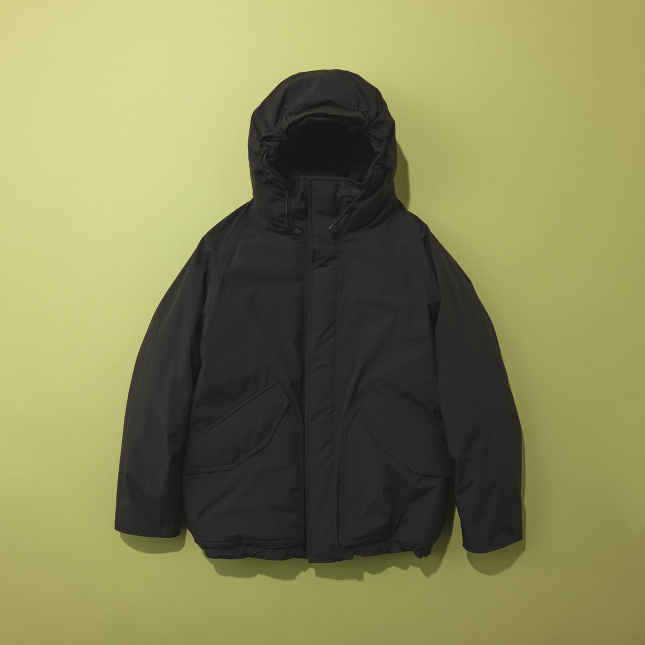 ナナミカ GORE-TEX Down Coat 黒 ゴアテックス ダウン