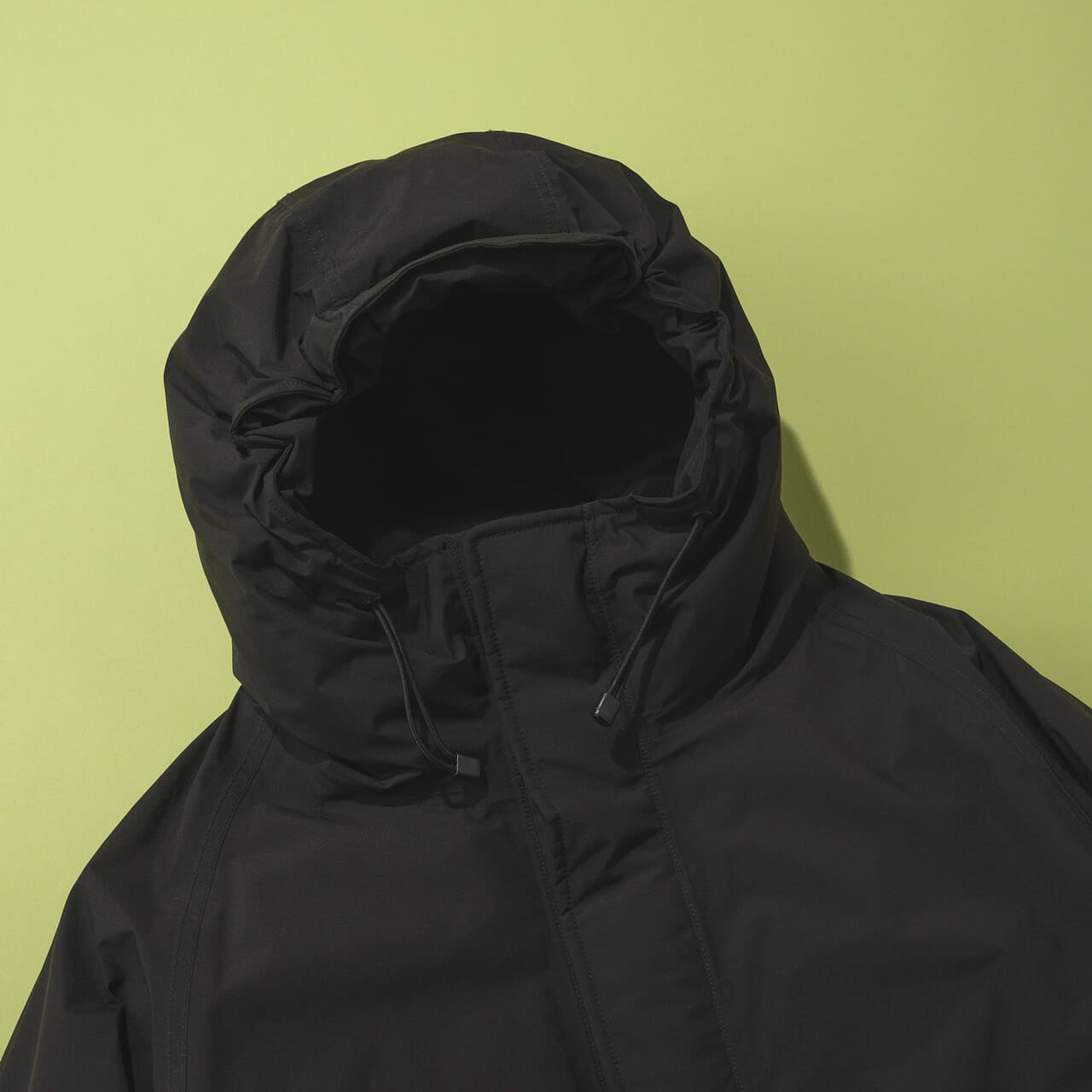 ナナミカ GORE-TEX Down Coat 黒 ゴアテックス ダウン フード