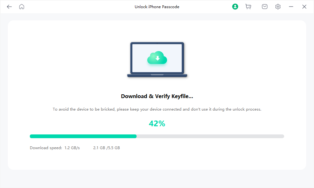 Mobitrix LockAway - Unlock Screen Passcode - Download and verify Keyfile