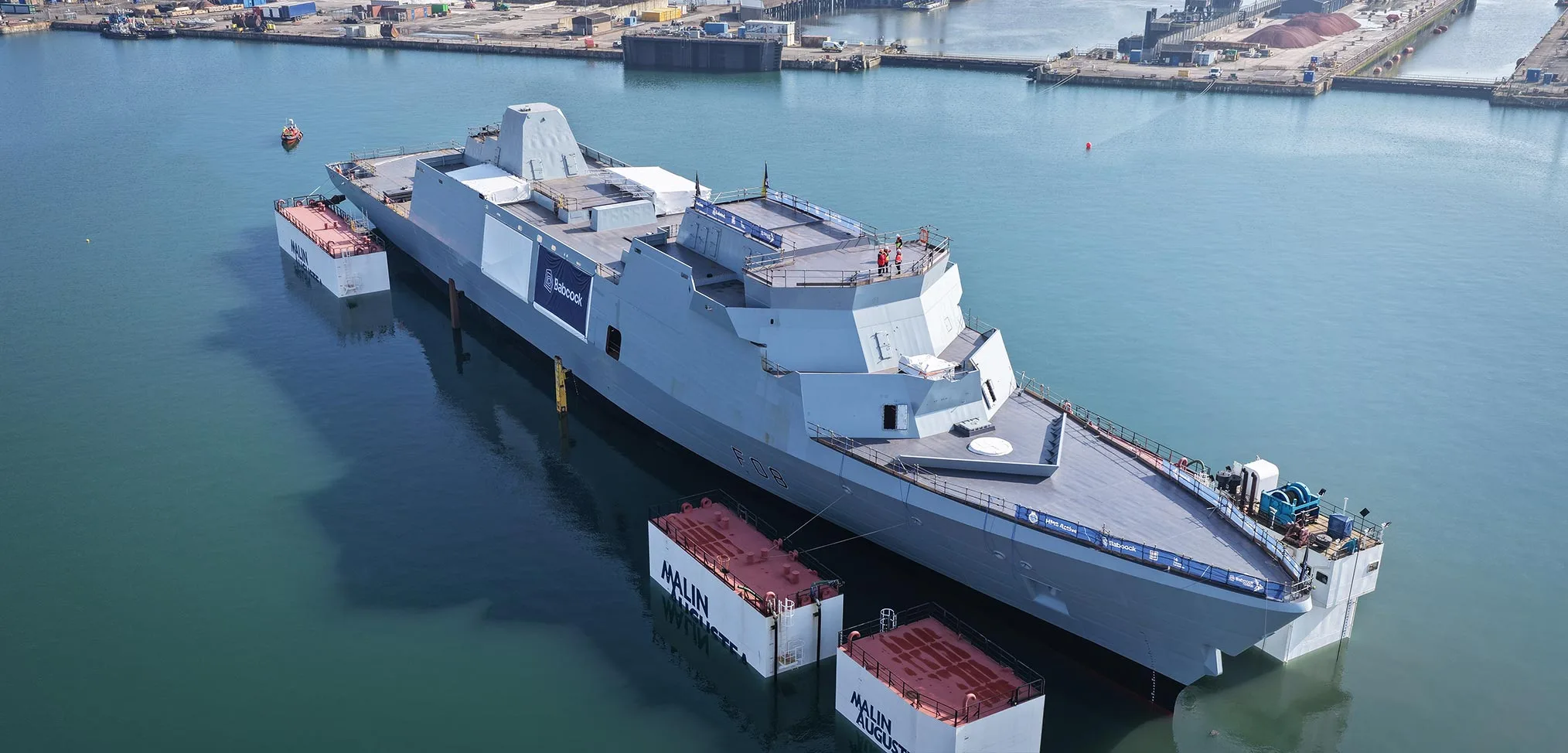 Second Type 31 frigate, HMS Active afloat for the first time