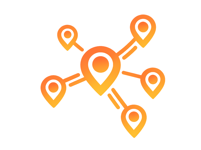 Netzwerk-Icon (KI) Abbildung Netzwerk-Icon (KI)