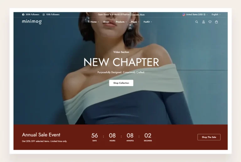 下一代多用途Shopify主题Minimog 2 下一代多用途Shopify主题Minimog