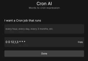 Easy Cron Expression Generator Based On OpenAI