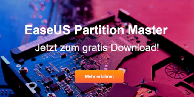 EaseUS Partition Master jetzt gratis herunterladen EaseUS Partition Master jetzt gratis herunterladen