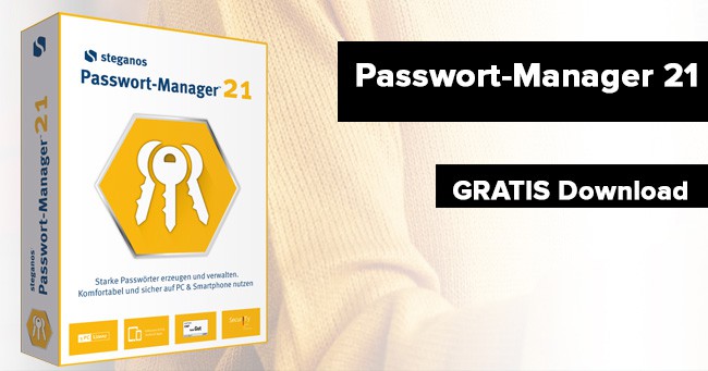 Steganos Passwort Manager 21 kostenlos runterladen Steganos Passwort Manager 21 kostenlos runterladen