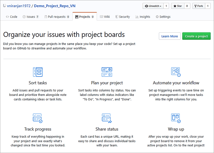 Create a New project