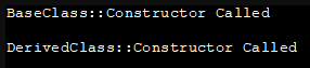 Abstract class constructor in Java - output