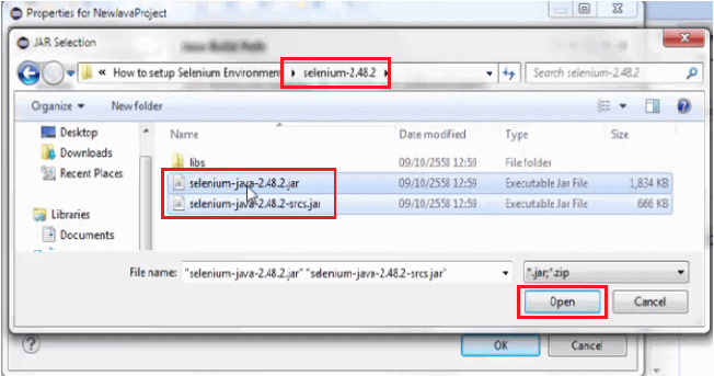 Install Selenium WebDriver - Add External Jars Install Selenium WebDriver - Add External Jars
