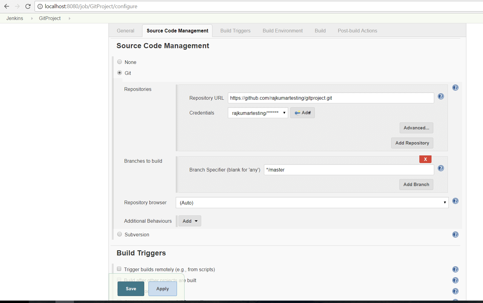 Maven Project With Git In Jenkins 3