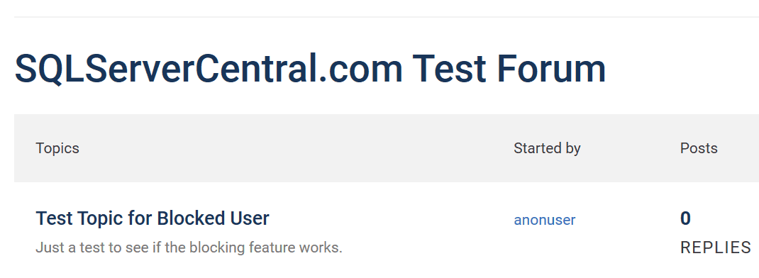 normal message display for other users