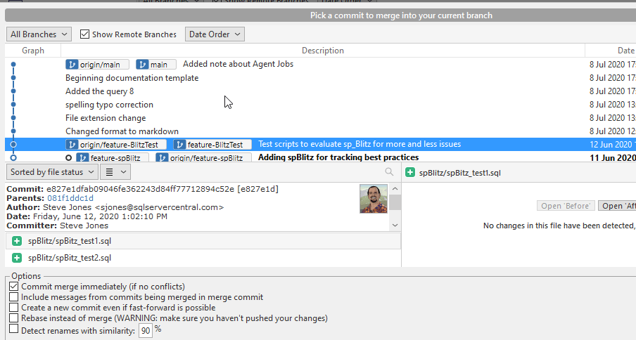 Merge of two files in the next commit
