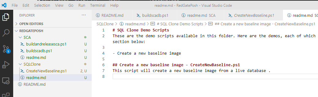 Multiple changes in VS Code