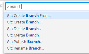 branch options