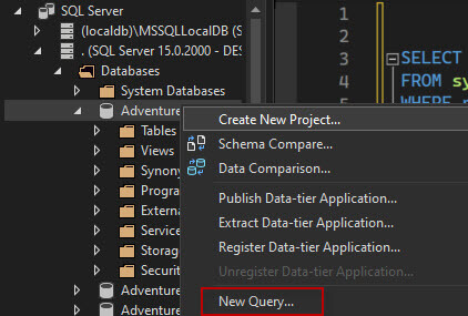 Chatgpt in Visual Studio - New Query
