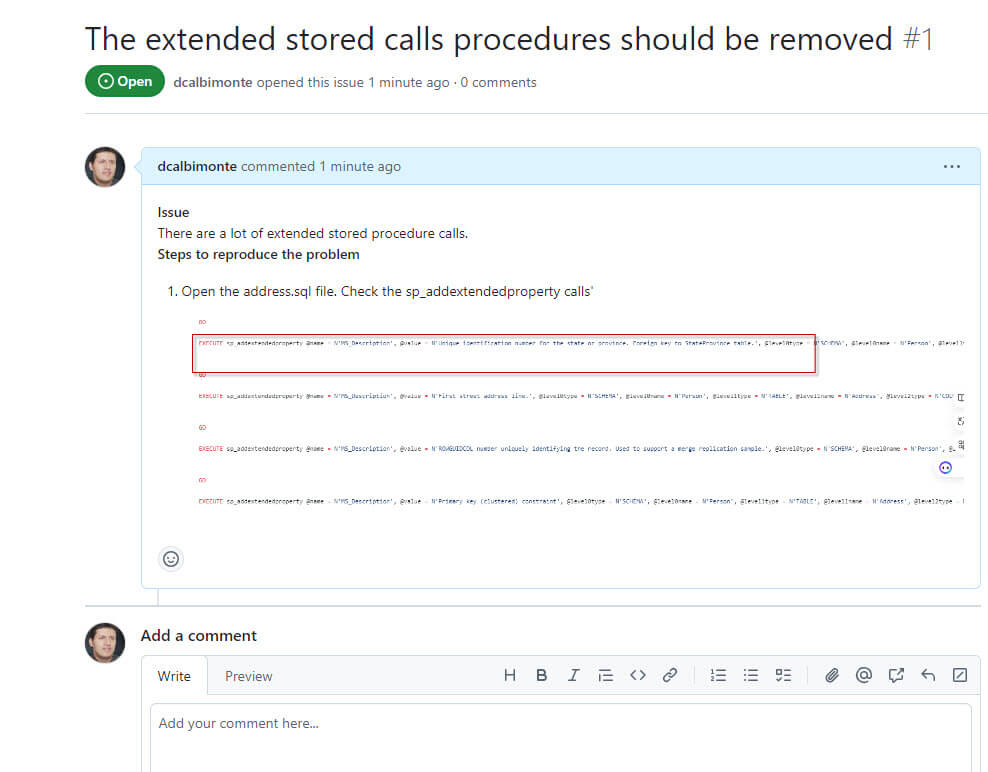 Adding images in the issues in the GitHub Web Platform