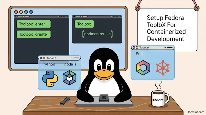 create Fedora Toolbx container