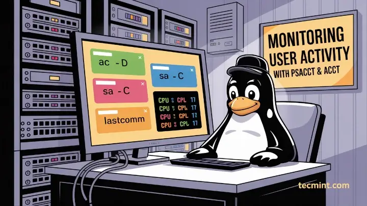 Monitor Linux User Activity with psacct and acct Tools