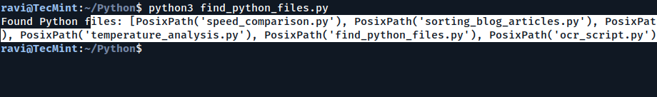 Python - Finding All Python Files