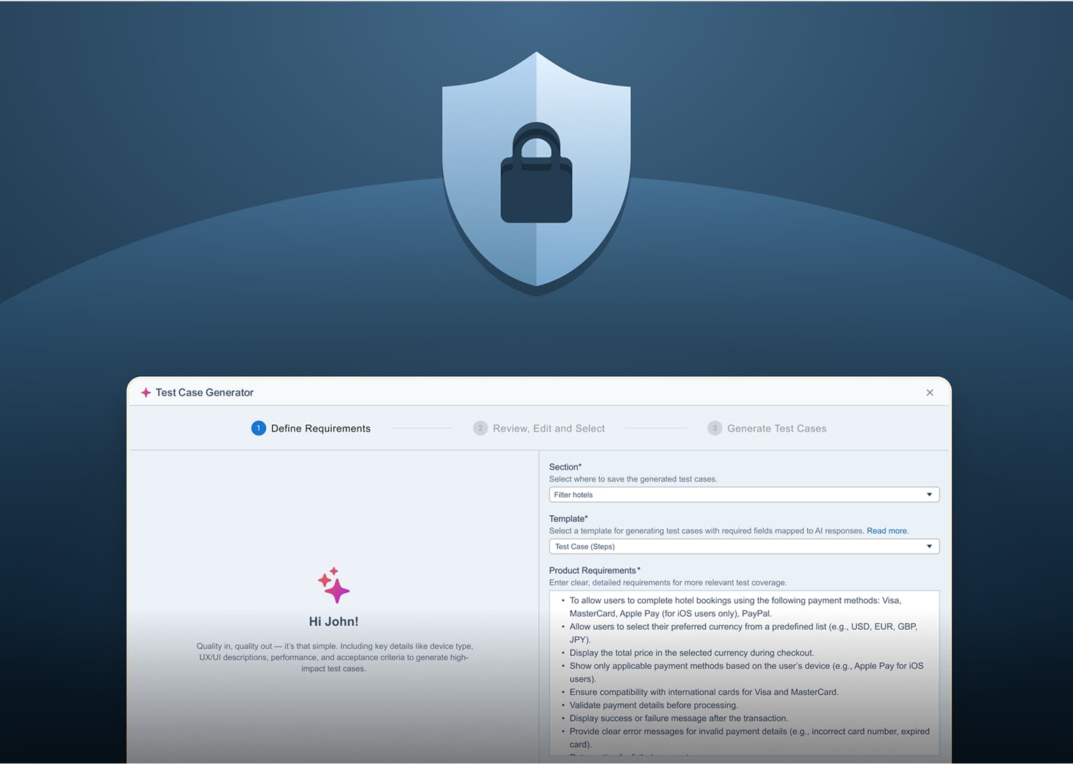 TestRail Test Management for Gaming Vertical 93 TR AI page features 01