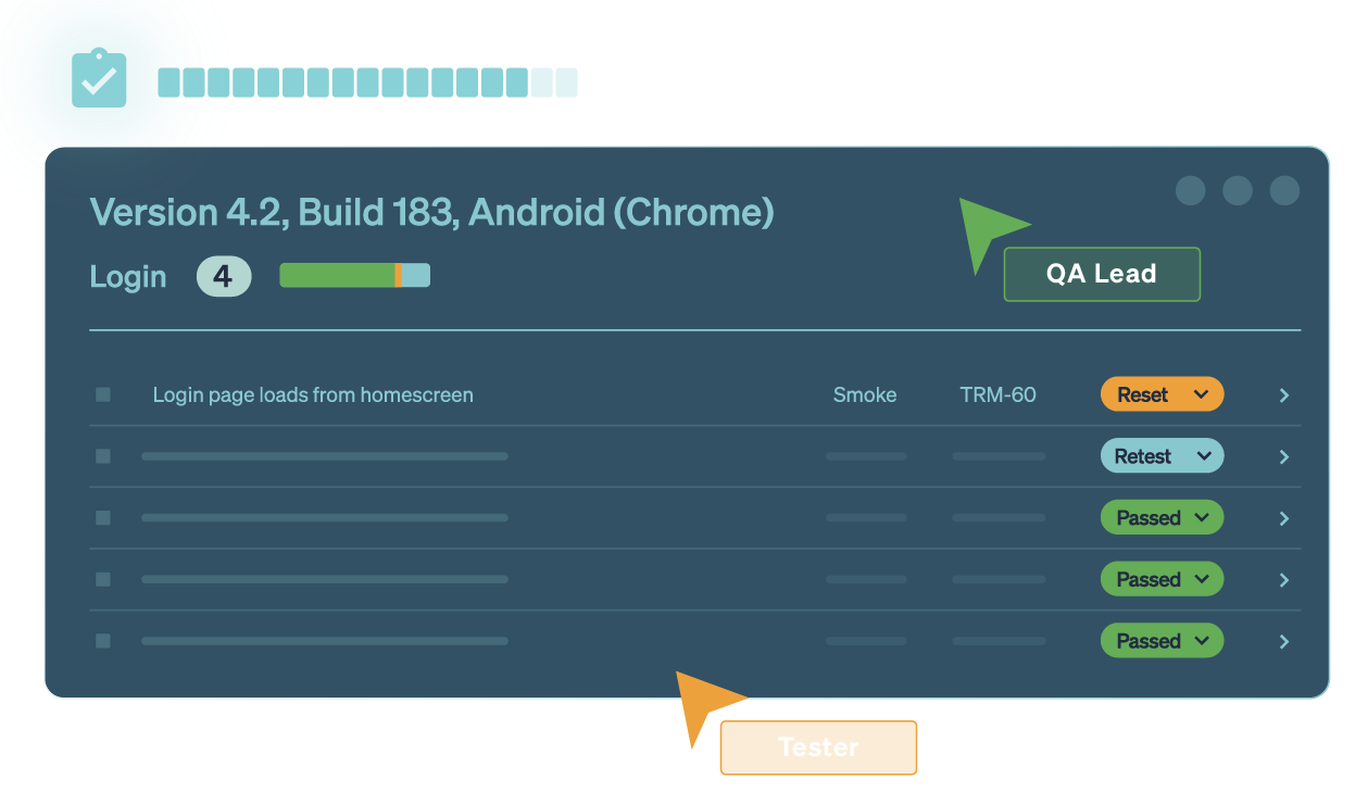 TestRail Test Management for Gaming Vertical 3 TestRail Three Vertical Pages B2B Quick Set Up