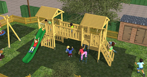 3D playground design and visualisation service 3D playground design and visualisation service