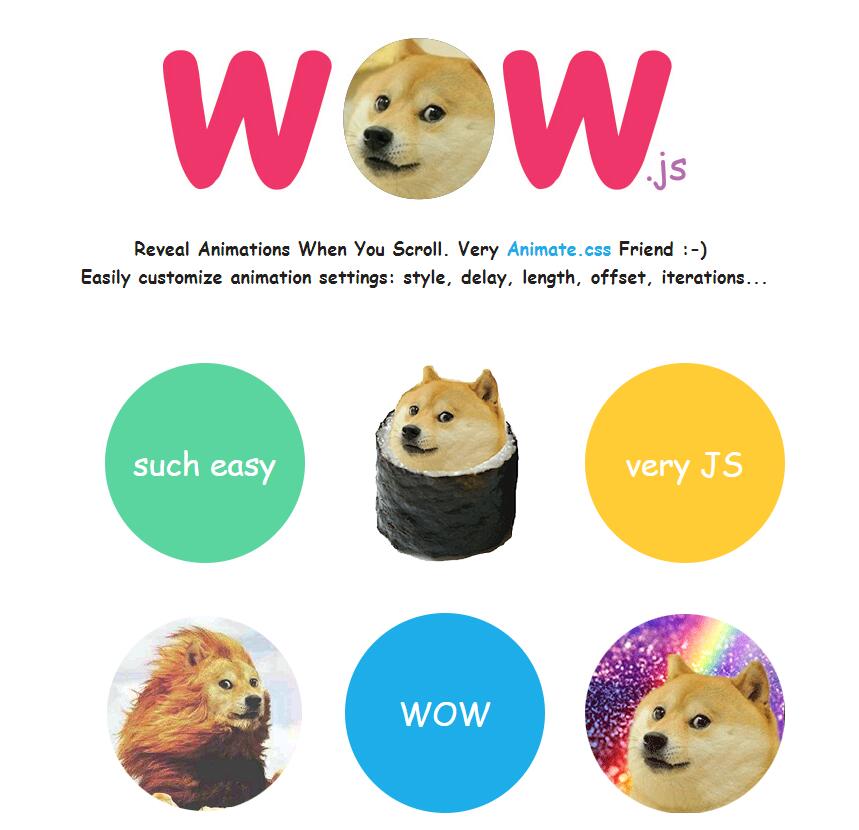 一个可以实现60多种页面滚动特效的插件