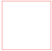Canvas With Red Border