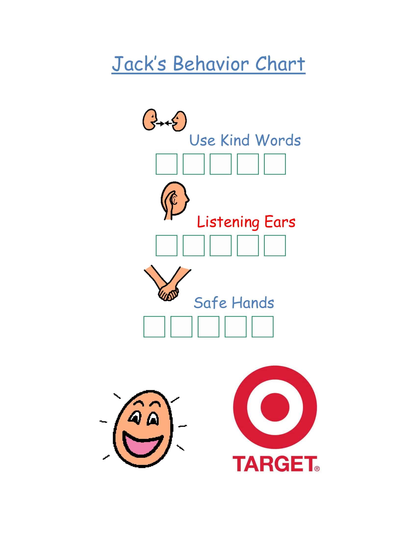 behavior chart for classroom behavior chart for classroom